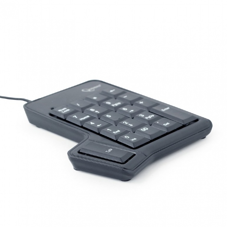 Imagine Tastatura numerica pe USB + tasta TAB, Gembird KPD-UT-01