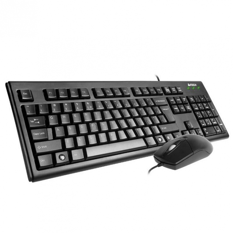Imagine Kit tastatura + mouse USB A4TECH, black KRS-8372-USB
