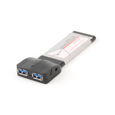 Imagine Placa ExpressCard la USB 3.0 2 porturi, Gembird PCMCIAX-USB32