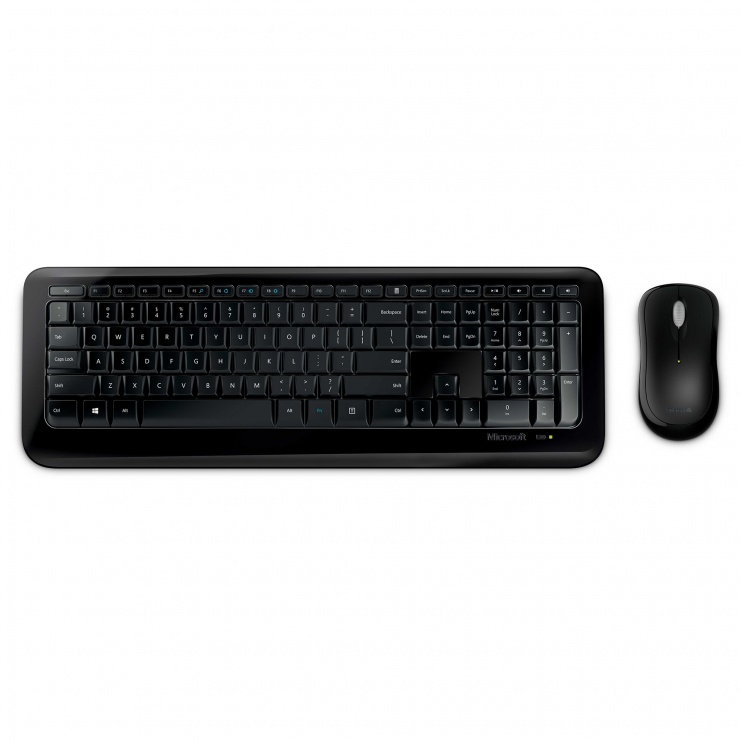Imagine Kit tastatura + mouse Microsoft Wireless Desktop 850 Negru