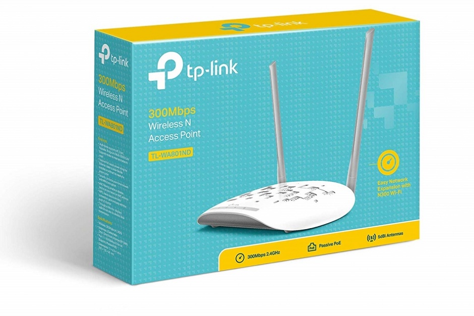 Imagine Access Point Wireless 300Mbps 2 antene, TP-Link TL-WA801ND-3