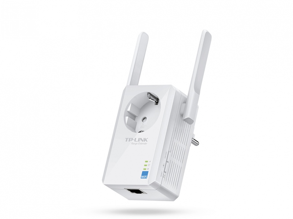 Imagine Range Extender Universal WiFi 300Mbps cu AC Passthrough, TP-Link TL-WA860RE-1