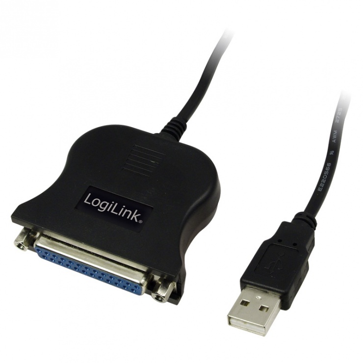 Imagine Cablu convertor USB la Paralel DB25, Logilink UA0054A