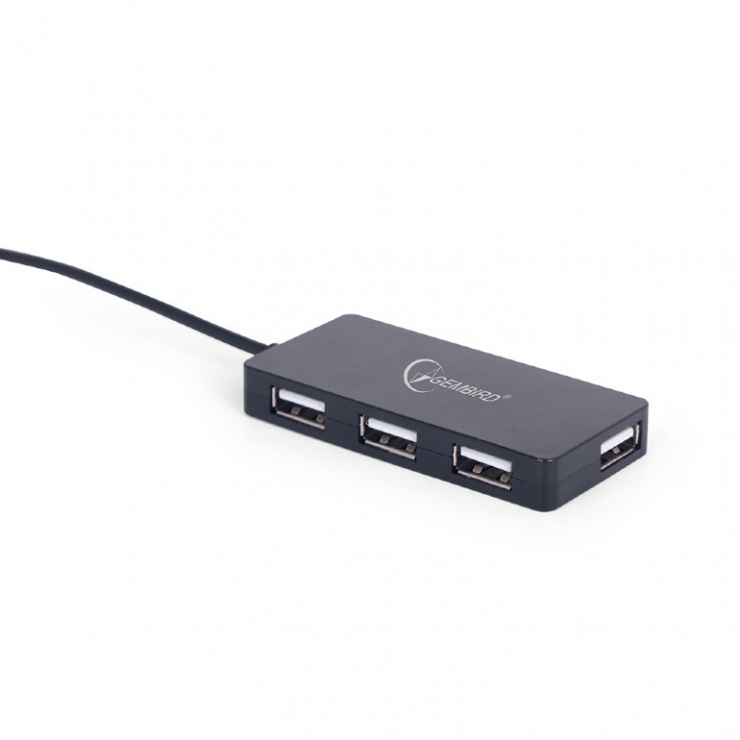 Imagine Hub USB 2.0 cu 4 porturi, Gembird UHB-U2P4-03