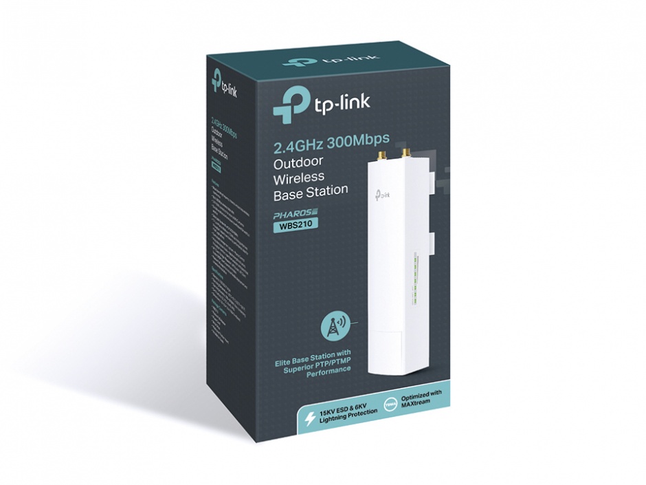 Imagine Acces Point exterior wireless 300Mbps 2.4GHz, TP-LINK WBS210