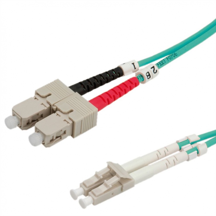 Imagine Cablu fibra optica LC-SC OM3 duplex multimode 3m, Value 21.99.8713