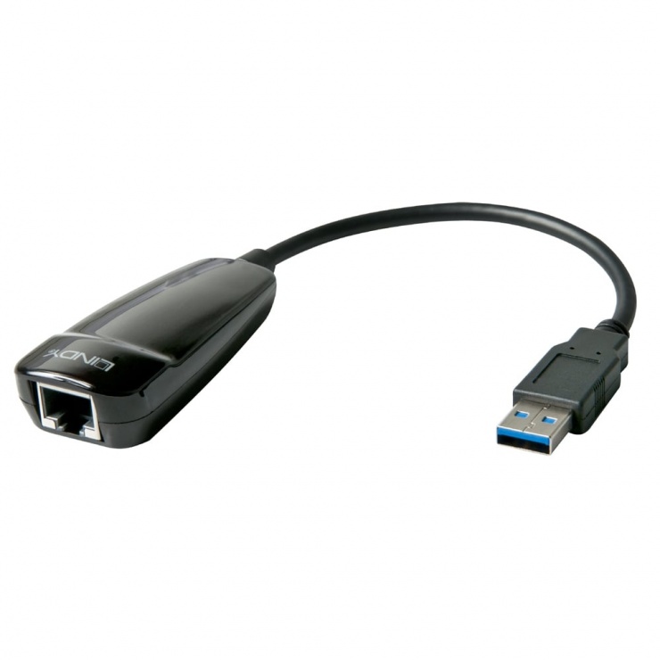 Imagine Adaptor USB 3.1 la Gigabit LAN, Lindy L43188