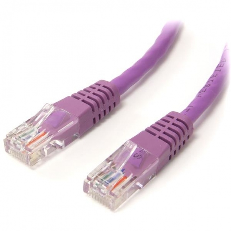 Imagine Cablu de retea RJ45 MYCON UTP Cat.6 0.5m Mov, CON1528