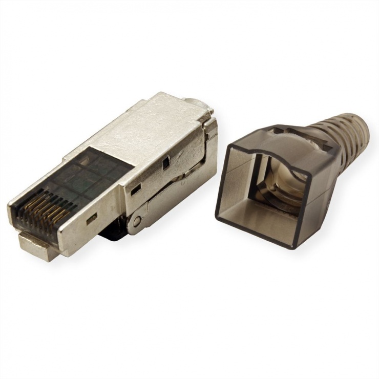 Imagine Conector de retea RJ45 cat 6 STP pentru fir solid AWG 23-26, Value 26.99.0371