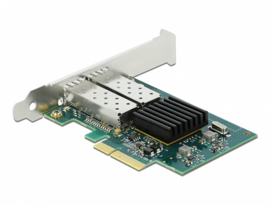 Imagine PCI Express la 2 x SFP slot Gigabit LAN, Delock 90480