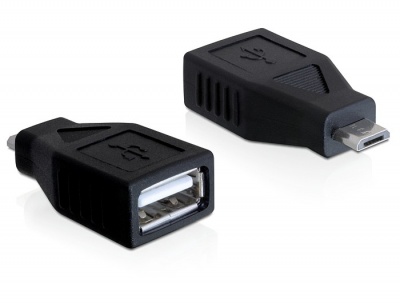 Imagine Adaptor micro USB-B 2.0 la USB A T-M, Delock 65296