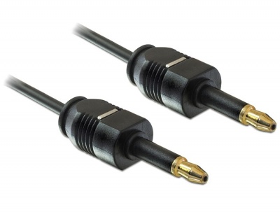 Imagine Cablu optic Toslink mini 3,5mm T-T 3M, Delock 82873