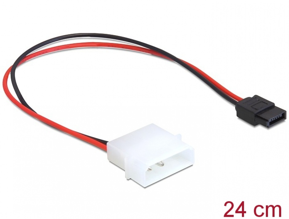 Imagine Cablu de alimentare Molex la SATA 6 pini, Delock 82913