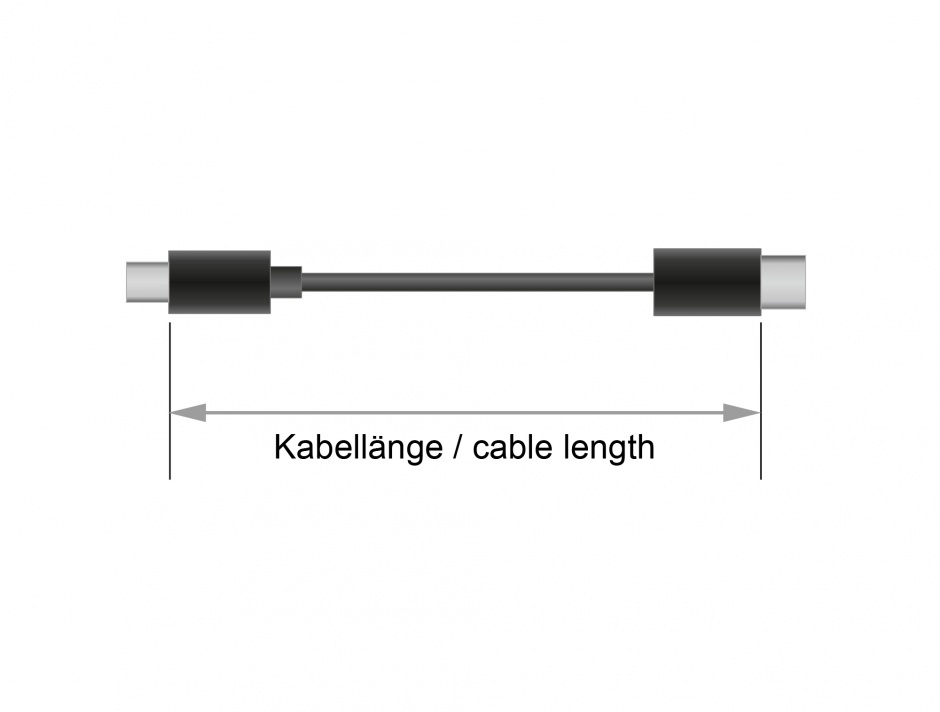 Imagine Cablu USB tip C (device) la USB 2.0-A (host) 4m, Delock 83669