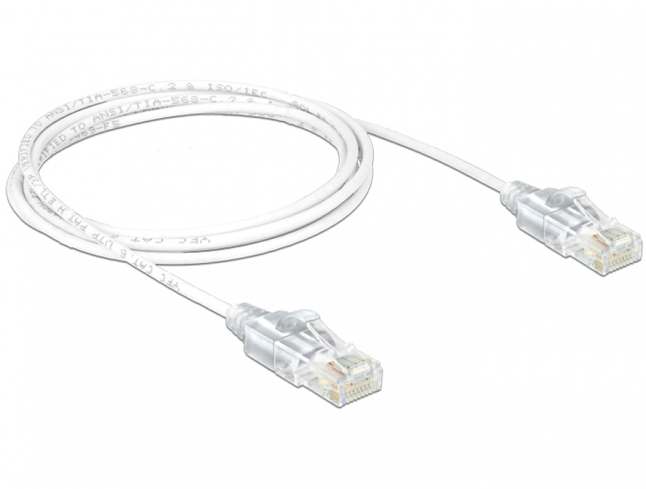 Imagine Cablu RJ45 Cat.6 UTP Slim 2m, Delock 83782