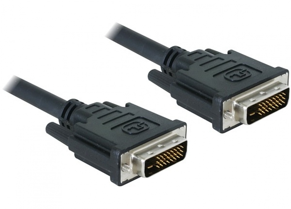Imagine Cablu DVI-D Dual Link 24+1 pini 10m, Delock 84262