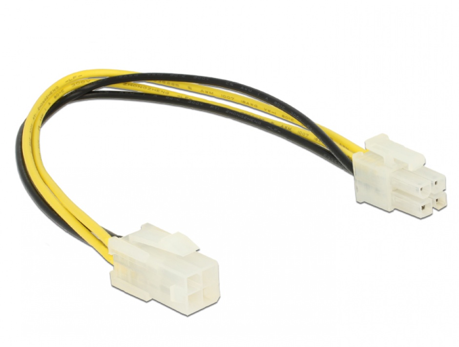 Imagine Cablu prelungitor P4 4 pini T-M 30cm, Delock 84954