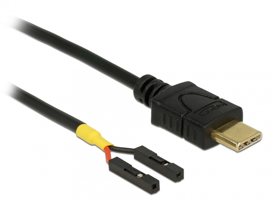 Imagine Cablu USB-C la 2 x pin header T-M 50cm, Delock 85473