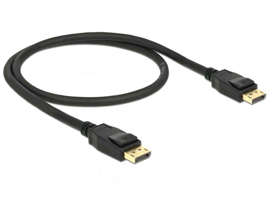 Imagine Cablu Displayport 1.2 T-T 4K 60Hz 0.5m Negru, Delock 85506