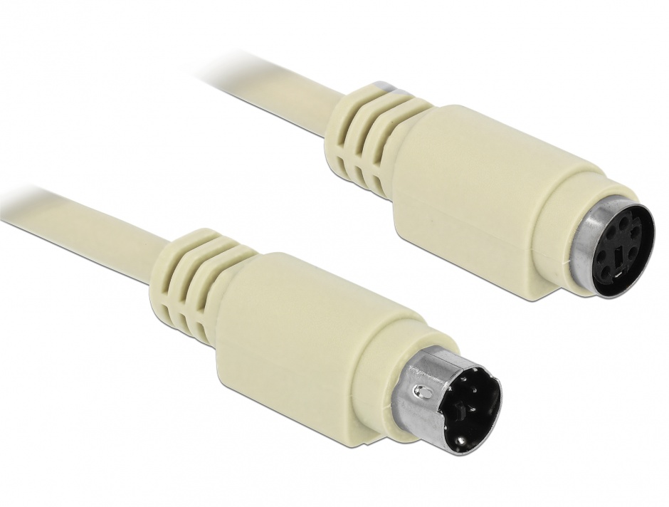 Imagine Cablu prelungitor PS/2 T-M 1.8m, Delock 85805