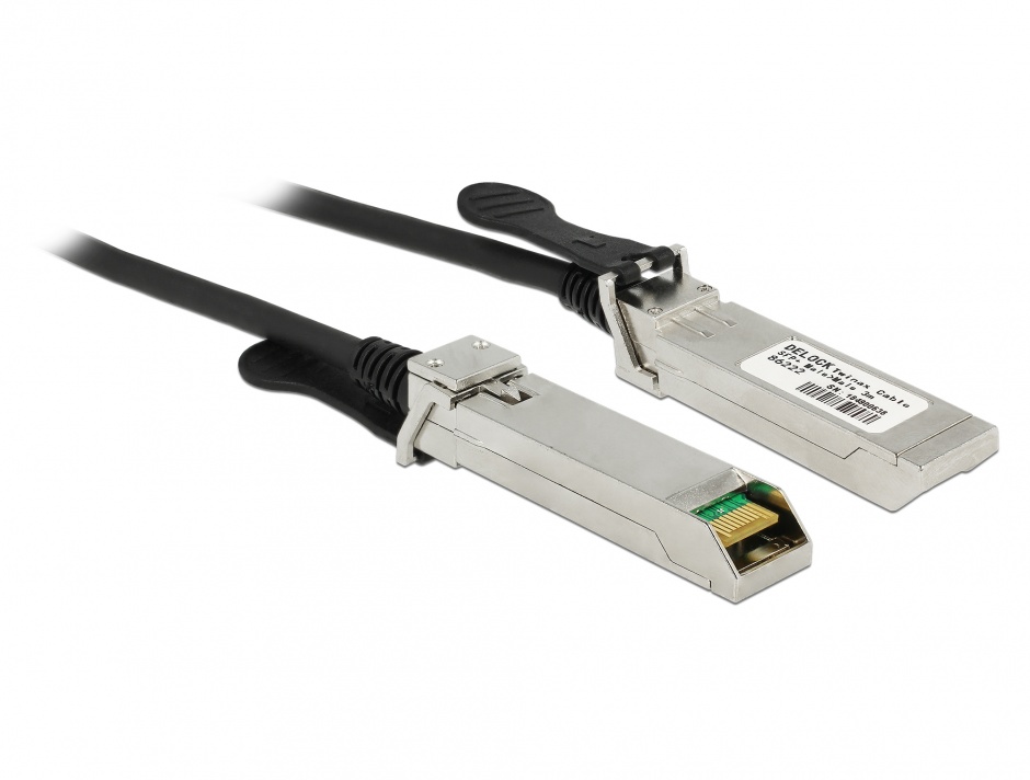 Imagine Cablu Twinax SFP+ T-T 3m, Delock 86222