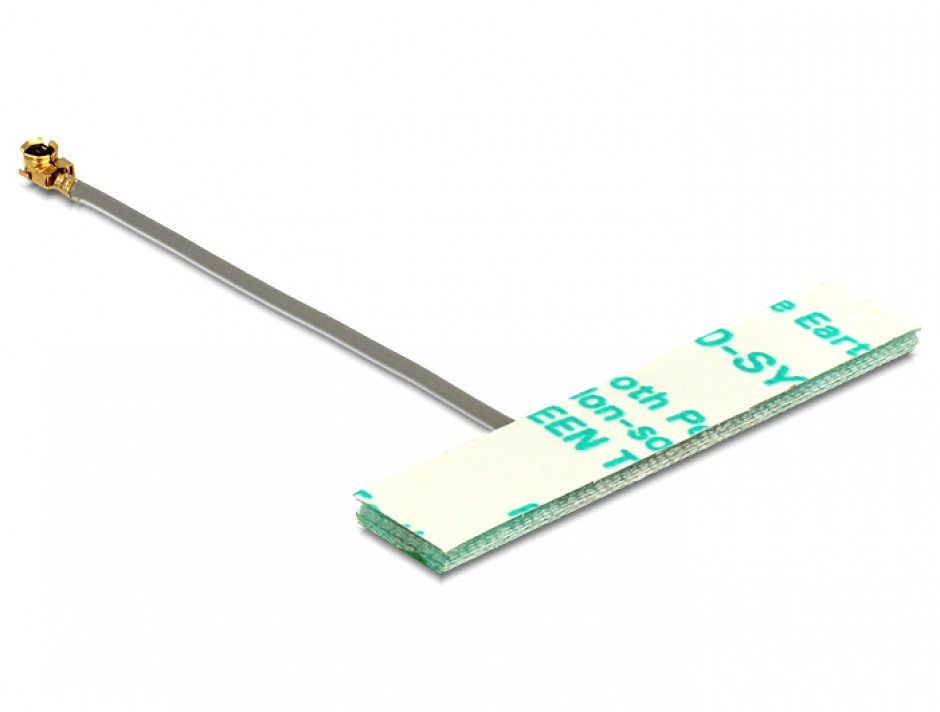 Imagine Antena WLAN MHF/U.FL-LP-068 Compatibila 802.11 ac/a/h/b/g/n 3 dBi 50 mm PCB Intern, Delock 86246
