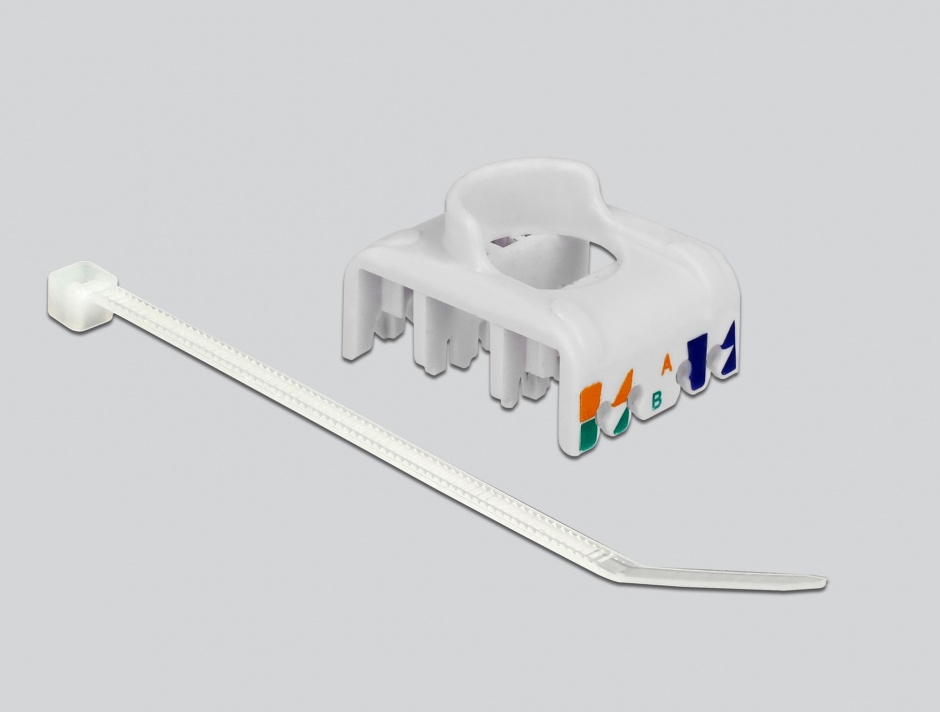 Imagine Modul keystone RJ45 la LSA Cat.6A UTP cu protectie praf Negru, Delock 86397
