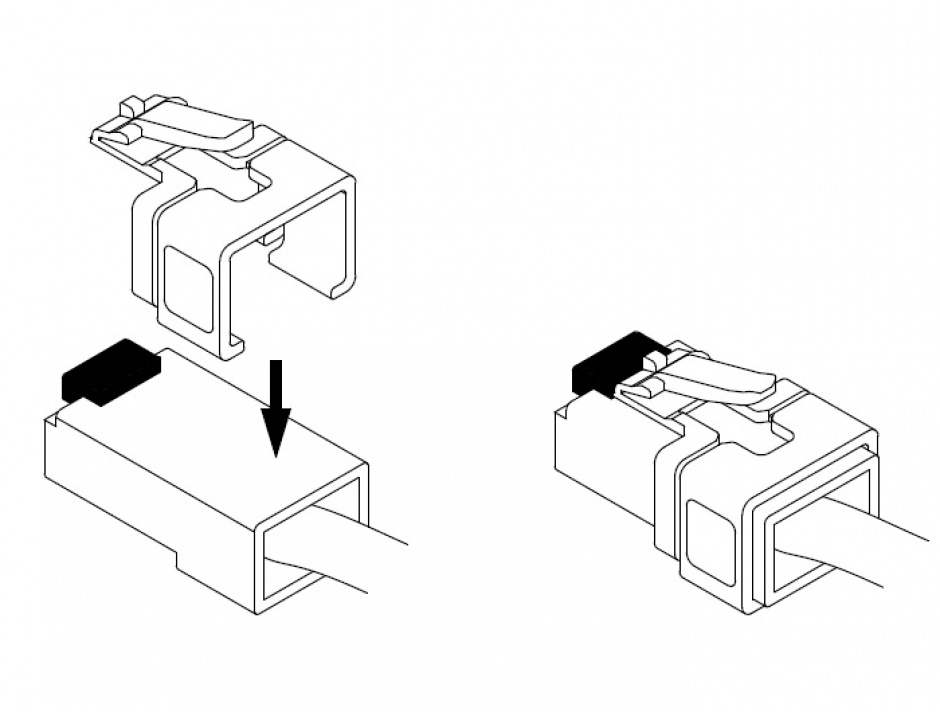 Imagine Set 16 buc RJ45 pentru repararea cablurilor de retea, Delock 86420