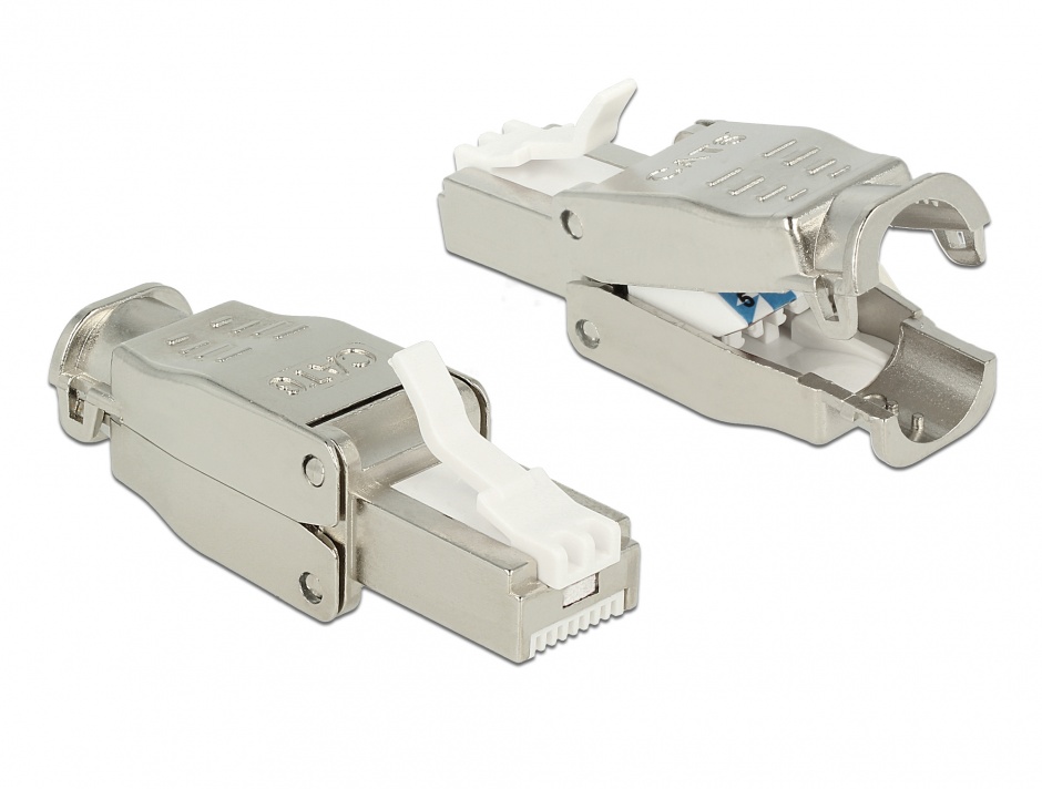 Imagine Conector RJ45 Cat.6 pentru fir solid UTP toolfree, Delock 86426
