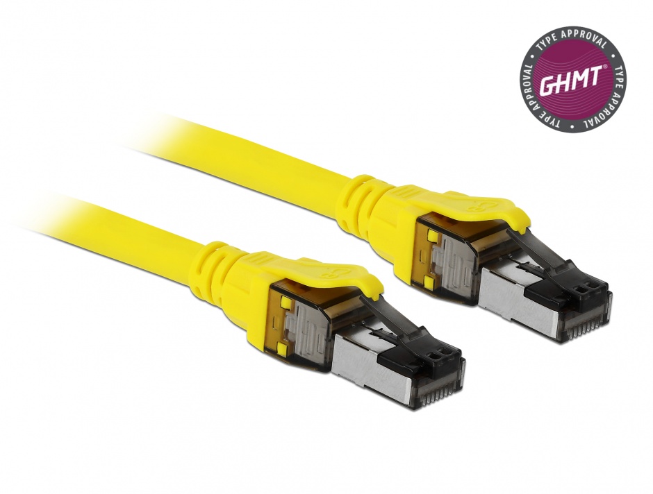 Imagine Cablu de retea RJ45 Cat.8.1 S/FTP 3m (GHMT certificat), Delock 86583