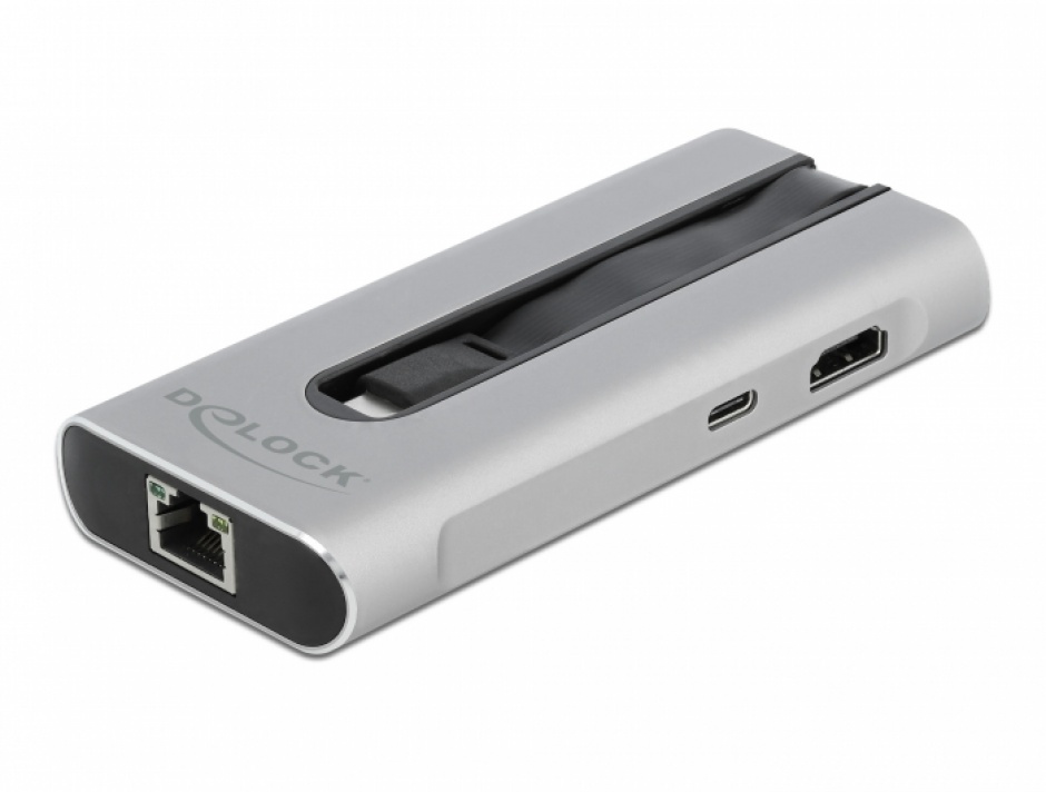 Imagine Docking Station USB-C la HDMI 4K@60Hz / USB 3.2 / SD / LAN / PD 3.0, Delock 87749