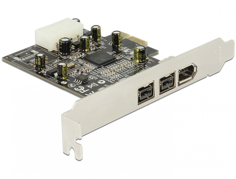 Imagine PCI Express Firewire 2 porturi B + 1 port A, Delock 89153