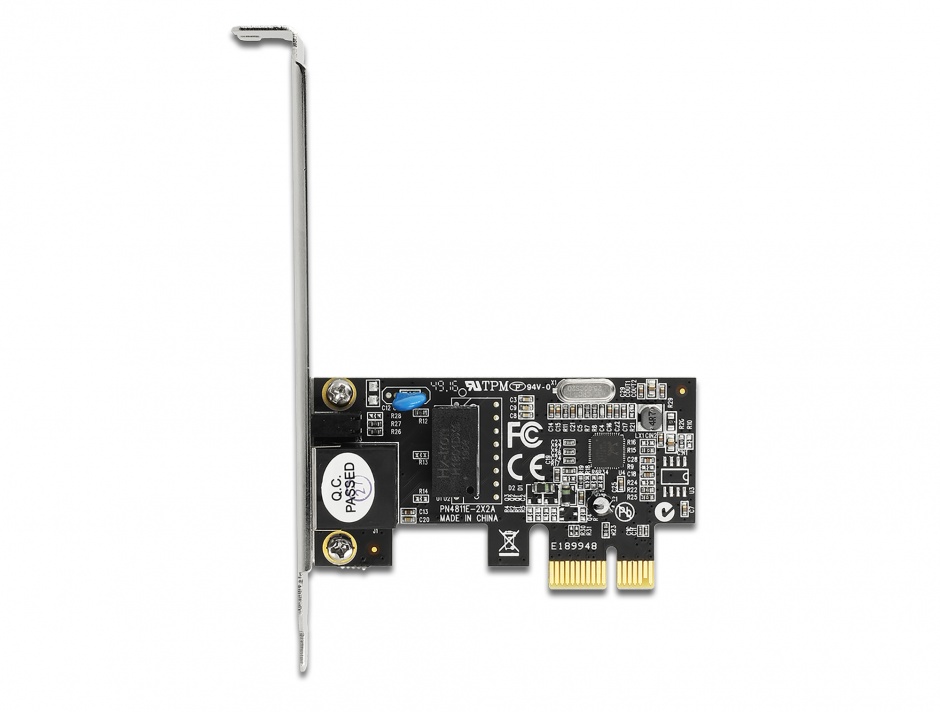 Imagine Placa Retea PCI Express Gigabit, low profile, Delock 89156