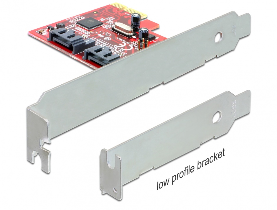 Imagine Placa PCI Express la 2 porturi interne SATA 6 Gb/s, Delock 89270