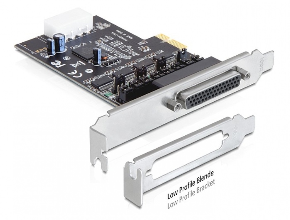 Imagine Placa PCI Express la 4 x Serial RS232 Power Management, Delock 89306
