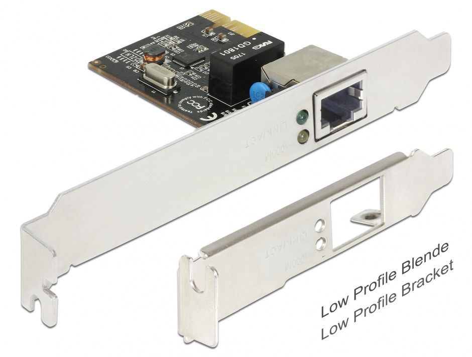 Imagine Placa PCI Express Card la 1 x Gigabit LAN, Delock 89357