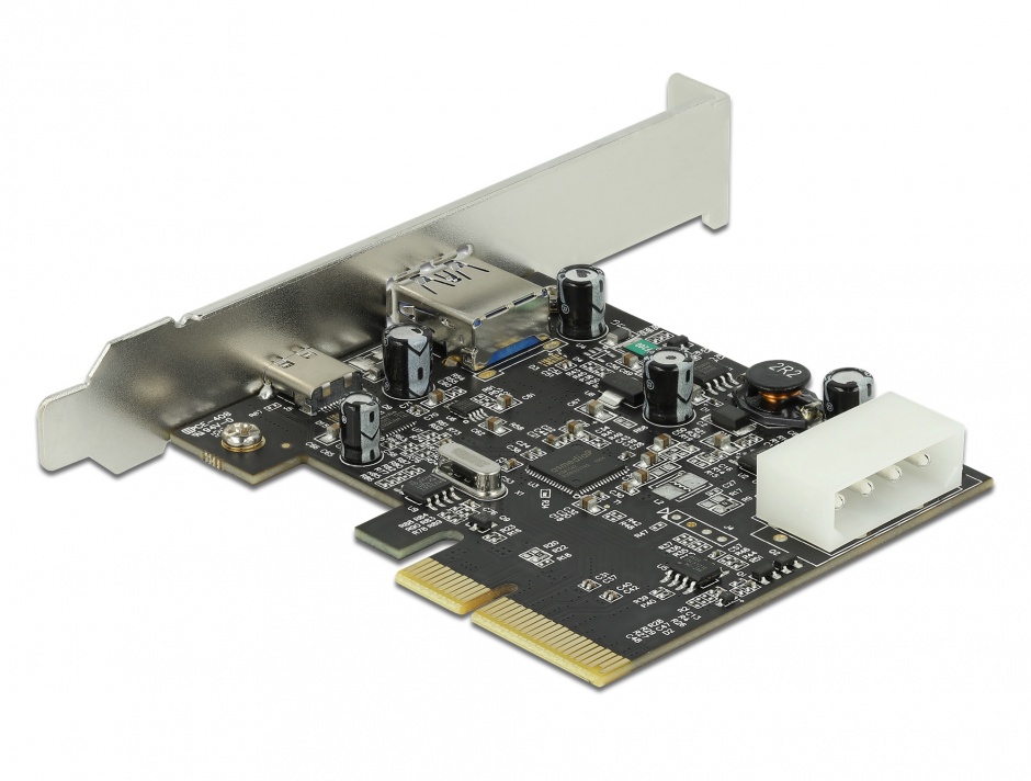 Imagine PCI Express cu 1 x USB tip C 3.1 + 1 x USB-A 3.1 Gen 2, Delock 89417