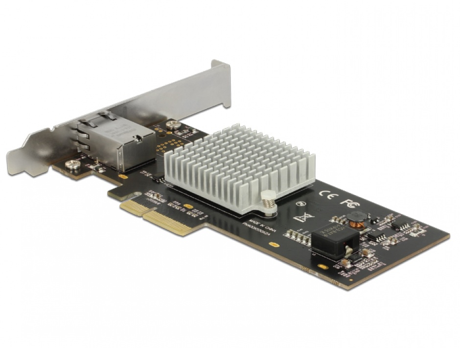 Imagine PCI Express la 1 x 10 Gigabit LAN RJ45, Delock 89521