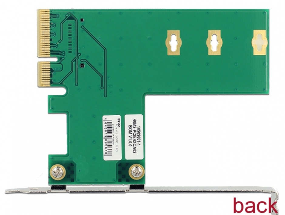 Imagine PCI Express la 1 x NVMe M.2 Key M cross format, Delock 89561