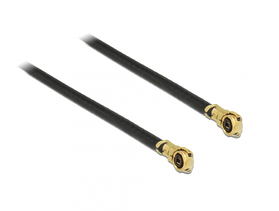 Imagine Cablu antena MHF IV/HSC MXHP32 plug la MHF IV/HSC MXHP32 plug 40cm 1.13, Delock 89645 