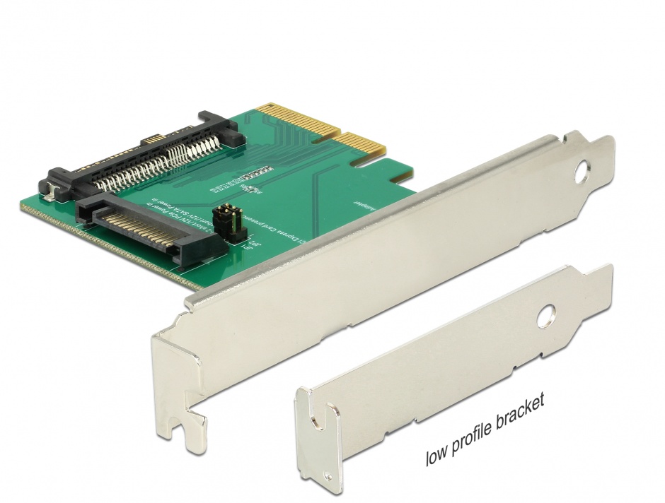 Imagine PCI Express la un port intern tata U.2 NVMe SFF-8639, Delock 89673