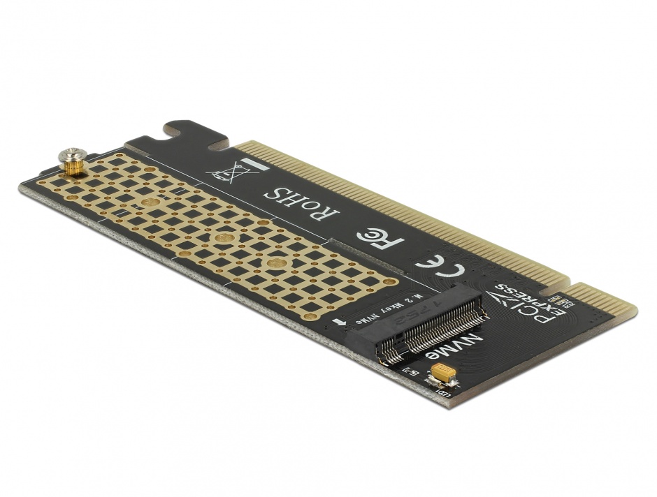 Imagine PCI Express x16 la un port NVMe M.2 Key M pentru Server 1U, Delock 90300