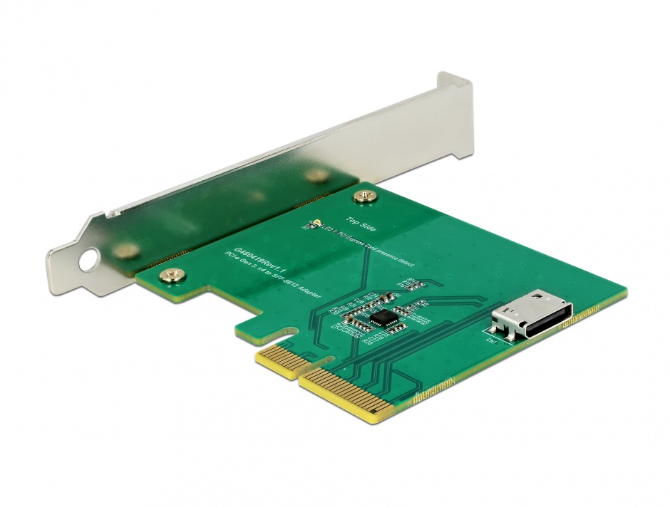 Imagine PCI Express la un port intern OCuLink SFF-8612 NVMe 1.2, Delock 90307