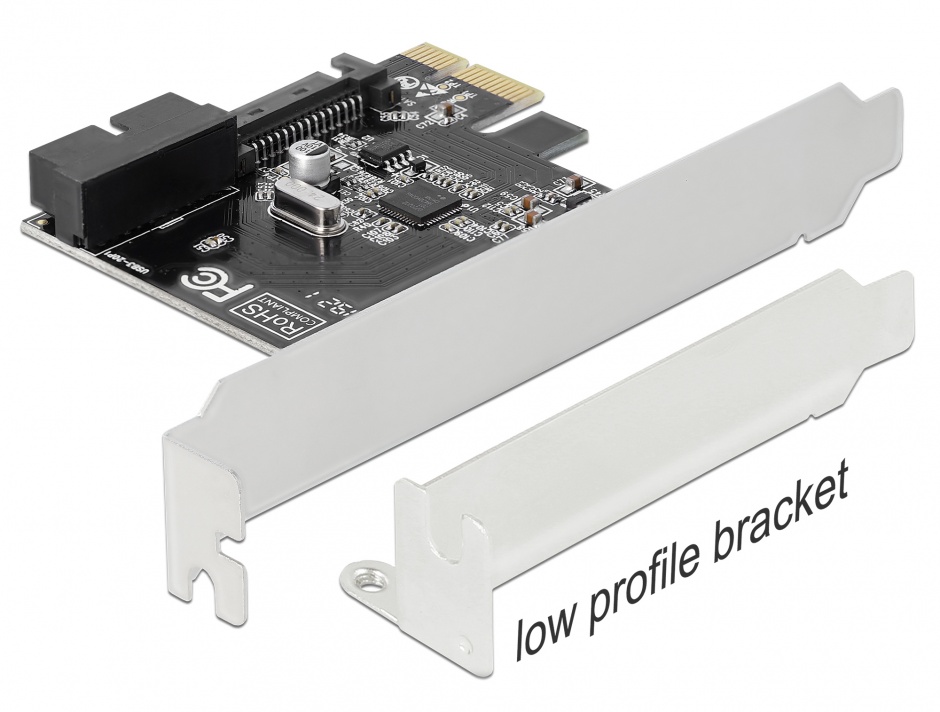 Imagine PCI Express cu un port pin header USB 3.0, Delock 90394