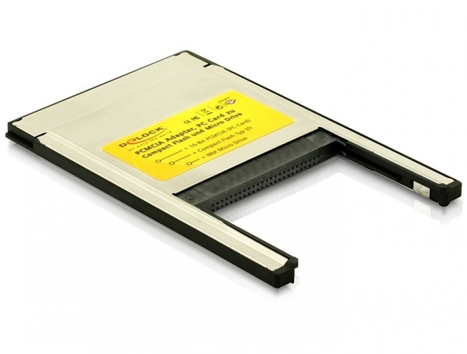 Imagine Cititor de carduri PCMCIA la Compact Flash, Delock 91052