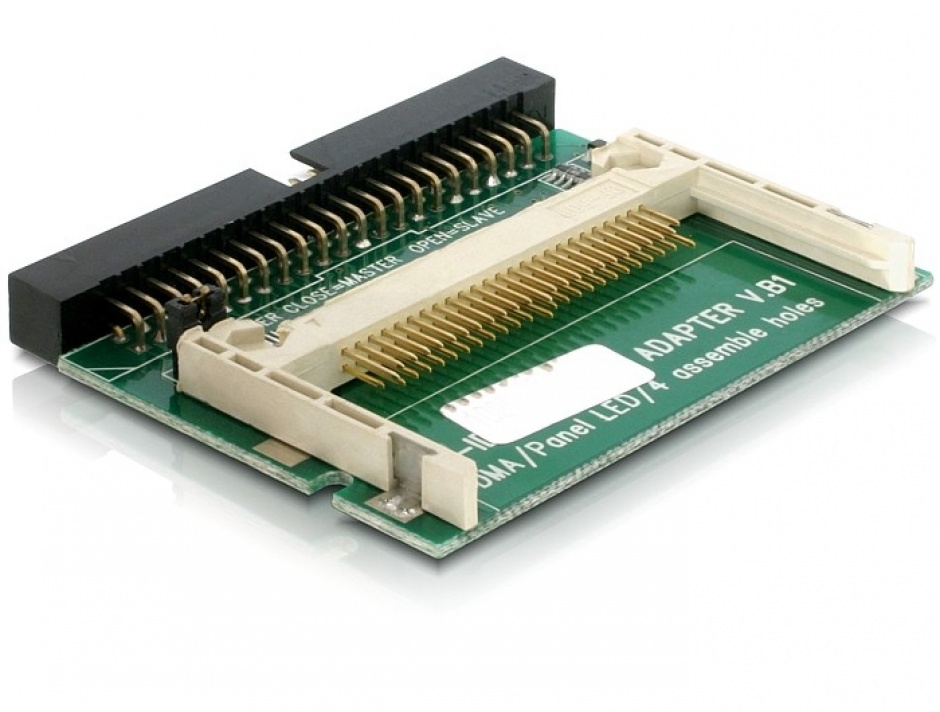 Imagine Cititor de carduri IDE 44 pini la Compact Flash, Delock 91653