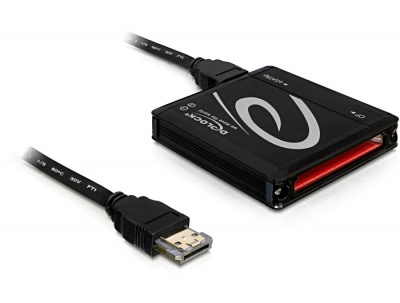 Imagine Card reader eSATAp la Compact Flash, Delock 91689