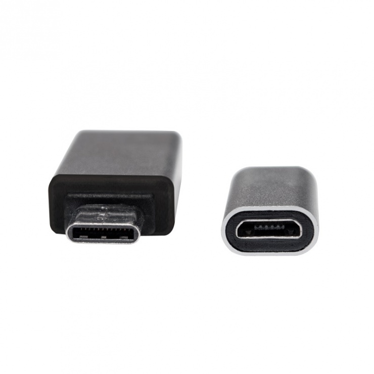 Imagine Adaptor USB 3.0-A la USB-C + adaptor micro USB-B la USB-C, Logilink AU0040