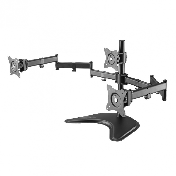 Imagine Suport masa pentru 3 x monitoare 27", Logilink BP0051