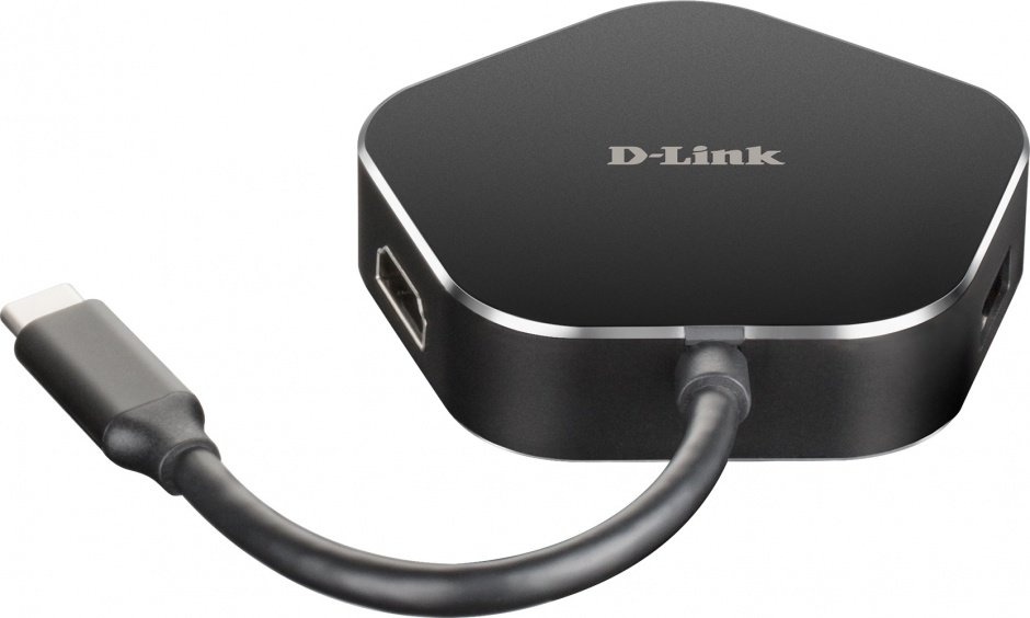 Imagine Docking station USB-C la HDMI 4K, 2 x USB-A, 1 x USB-C PD (Power Delivery), D-LINK DUB-M420